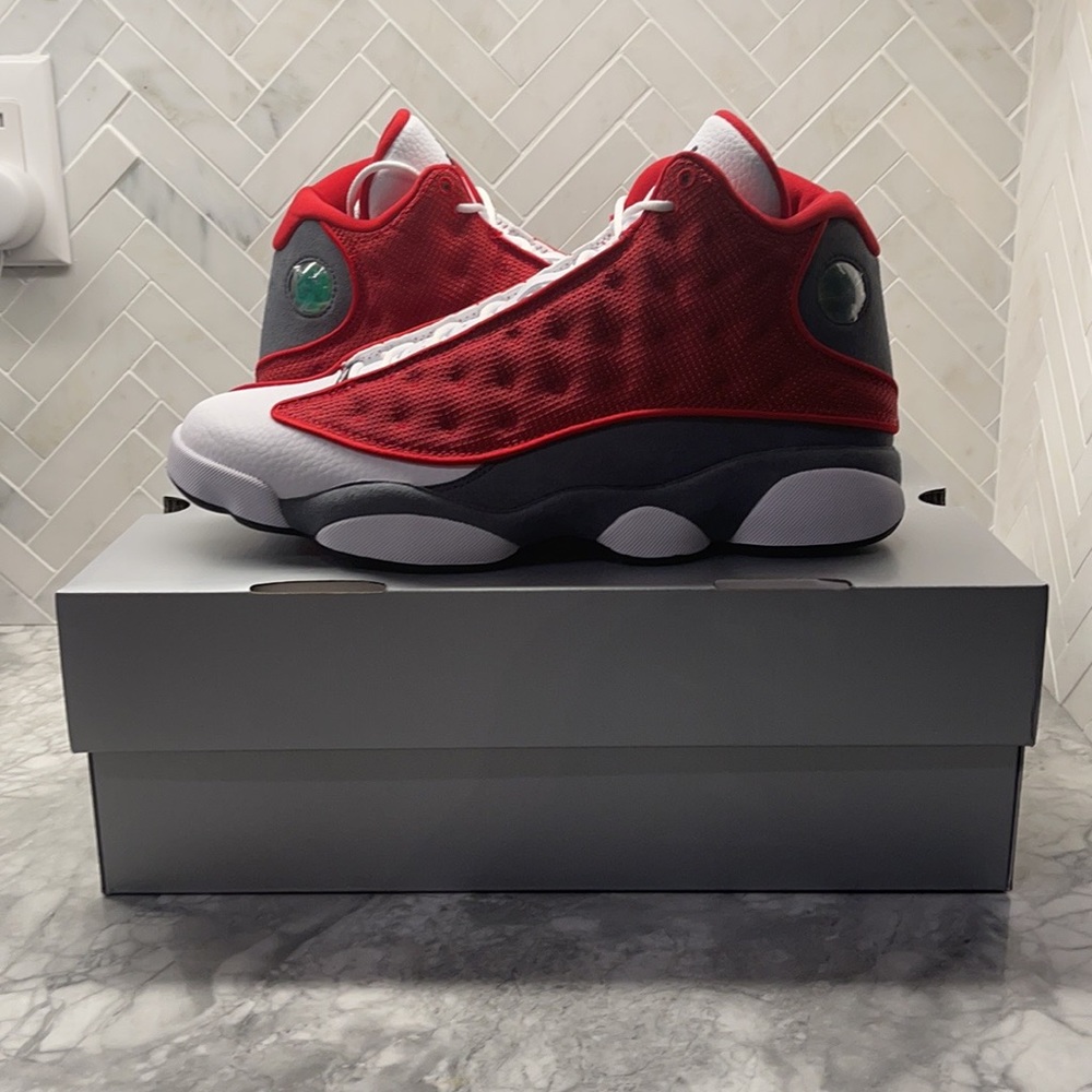 Jordan 13 gym red flint grey